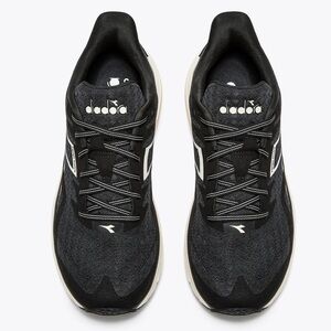 Diadora Charcoal and Black Athletic Shoes